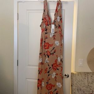 Floral maxi dress